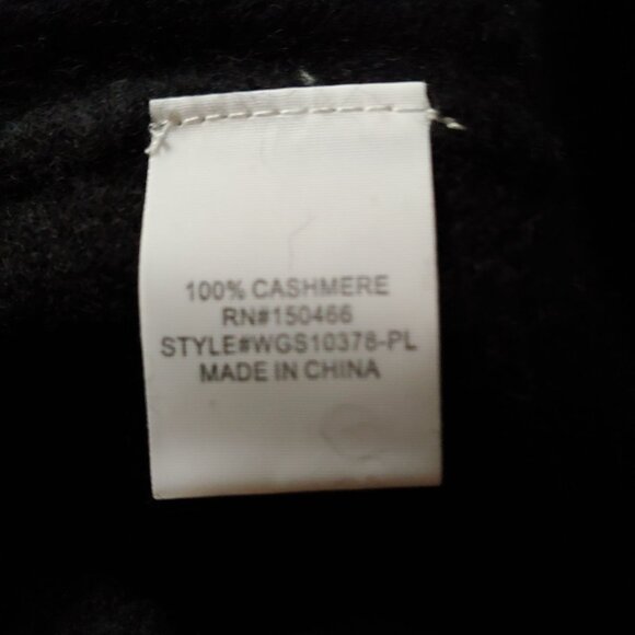 41 Hawthorne Women Black Cashmere Pullover  Quiet Luxury Minimalist  1X - Picture 8 of 8